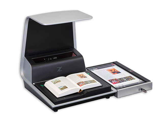 A3+-size Overhead Scanners  Walk-up and Patron Book Scanners